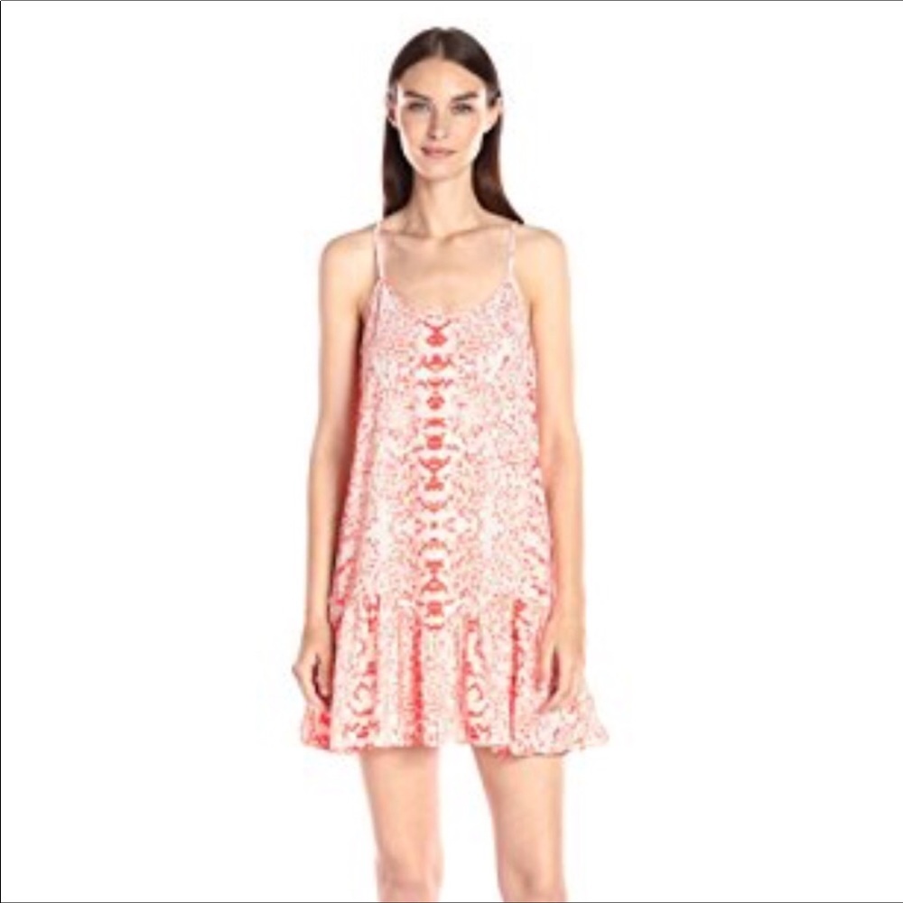 Collective Concepts stewpot ruffle hem dress NWT